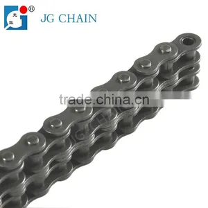06C-2 Made in China 40Mn Steel Double Row Transmission Roller Chain High Quality Bush Chain thumbnail-1