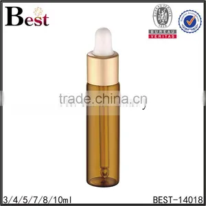 3 / 4 / 5 / 7 / 8 / 10ml Cosmetic Matt Golden Dropper Bottle Perfume Glass Amber Fragrance Perfume Glass Bottle Factory thumbnail-5