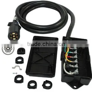 S10099 7-Way Plug Inline Trailer Cord With 7-Gang Junction Box thumbnail-3