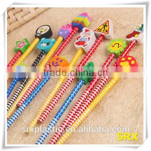 Fancy 2B Pencil for Kids Promotional Wooden Customed Pencils/Christmas Kids Love Wooden Cartoon Pencil Made in China thumbnail-1