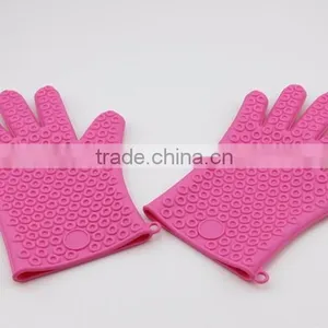 Food Grade High Temperature Heat Resistant Barbecue Silicone Gloves thumbnail-6