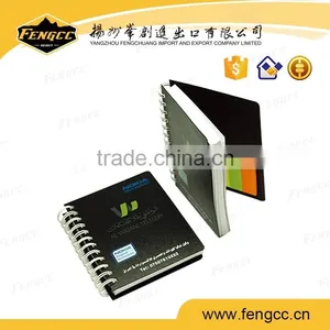 Cardboard Color Cover With Sticky Wirebound Memo Notebook With Pen for Office /school thumbnail-4
