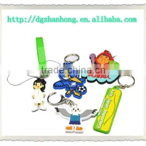 Wholesale 3D Personalized Cheap Silicone Key Chain thumbnail-1
