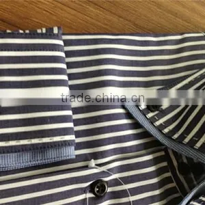 Latest Shirt Designs for Man/Double Collar Cuff Shirt/ High Collar Shirts/Fashion Italian Design Stripes Shirts thumbnail-4