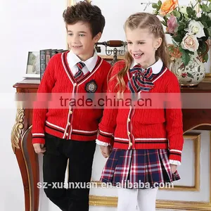 2016 European Style High Quality Primary School Uniform for Girls and Boys thumbnail-2