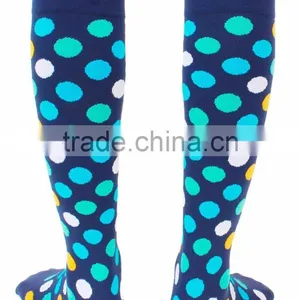 Compression Socks With Polka Dots Made of Nylon and Spandex thumbnail-4