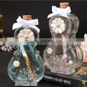 Glitter Love Heart Shape Wooden Cork Glass Wishing Bottle 2017 Best Valentine's Day Gifts for Her thumbnail-6