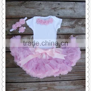 Wholesale Red And Blue Girls Patriotic Skirts Kids Fall Top Baby Girls Skirt Set thumbnail-2