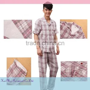 Mens Collar Pajamas Wholesale thumbnail-1