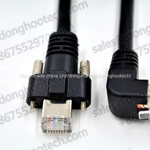 1million Times Bending Gigabit Ethernet Cable Cat 6 With Screw Locking For AOI Automated Optical Inspection Equipment thumbnail-1