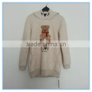 Childrens Embroidered Hoodies & Sweatshirts, Unisex Pullover Hoodies, Childrens Long Cotton Hoodies With Hood thumbnail-1