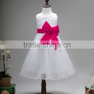 Elegant Baby Girls Birthday Gift Red Lace Party Dress Cute Infant Princess Kids Wedding Dress Girls Bridesmaid Clothing thumbnail-4