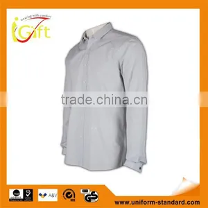 100% Cotton Design China Made Slim Custom Mens Heavy Cotton Shirts thumbnail-1