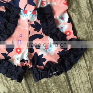 New Arrival Summer Baby Girls Clothes You Betiful Heart Cotton Floral Ruffles Boutique Short Kids Sleeveless Match Accessories thumbnail-4