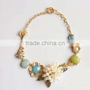 Wholesale 2014 Fashion Cluster Collar Necklace thumbnail-1