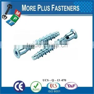 Made in Taiwan Flat Head Hi Lo Thread Special Furniture Confirmat Special Screw thumbnail-3
