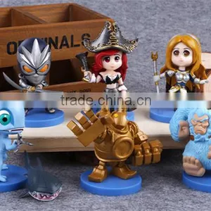 SV-LOL013 Popular Game League of Legends Action Figures PVC Doll Figure Set 6pcsLOL Q Version Figures thumbnail-2