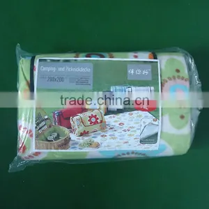 Printed Polar Fleece Polyester With Aluminium Coating Back Water/sand/wet/heat Proof Hiking Picnic Blanket thumbnail-2