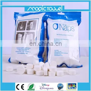 100%rayon Mini Coin Compressed Tablet Tissue/coin Magic Mini Tissue thumbnail-1