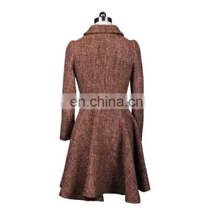 2014 European Fashion Winter Long Coats For Women thumbnail-2