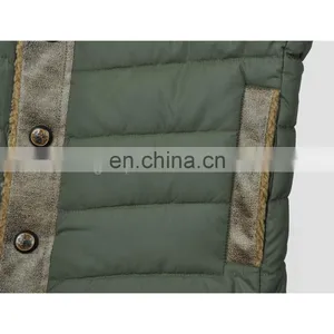 2015 Fur Collar and Placket pu Cuff Softshell Jacket thumbnail-6