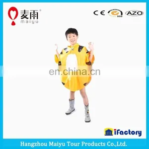 Custom Design Colorful Polyster Children Raincoat thumbnail-1