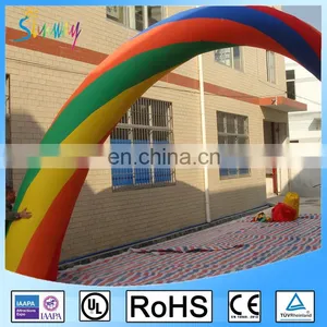 Sunway Rainbow Inflatable Arch, Giant Inflatable Archway/Inflatable Finish Line Arch for Race thumbnail-3