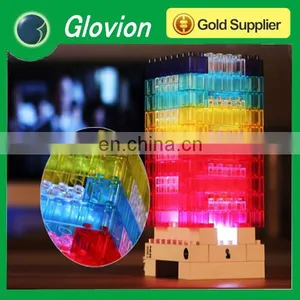 Glovion Creative 5V Safety DIY Toy Bricks Light Tetris Light Building Block Nightlight LED Light Constructible Desk Lamp thumbnail-1