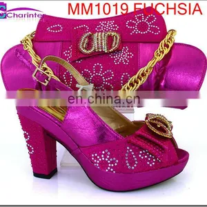 Italian Matching Shoes and Bags Nigeria Wedding Shoes and Bags African Shoes and Bag Sets thumbnail-5