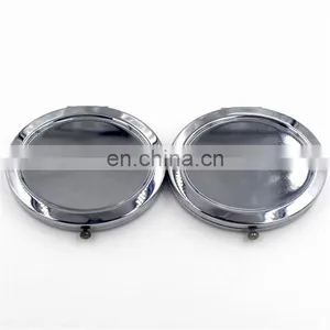 Yes Foldable and Pcket Mirror Style Flexible Blank Chic Metal Compact Mirror thumbnail-3