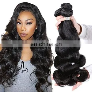 Factory Stock Wholesale Virgin Brazilian Sew In Human Hair Extensions Body Wave Human Hair thumbnail-1