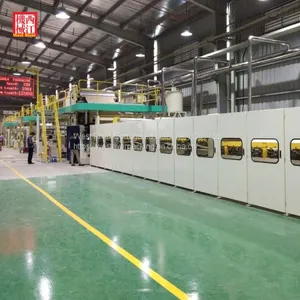 300m/min 3PLY Corrugated Cardboard Manufacturing Machines | PMS System | High Speed Changing Orders thumbnail-1