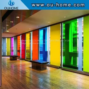 BT907 Translucent Building Decorative Colored Window Tint Glass Film thumbnail-4