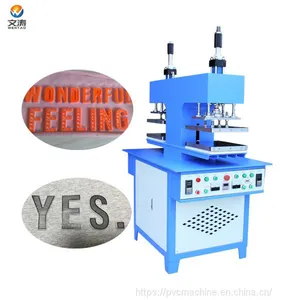 2 Head 5 Ton Pressure Cotton Fabric Textile Clothes Embossing Machine thumbnail-2