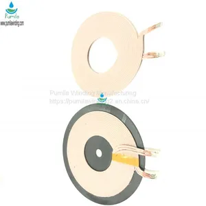 Flat Electromagnet 0.08mm*115p Wire Dia Inductance Coil 6.9uH Wireless Charger Coil tx Coil thumbnail-1