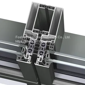 Aluminum Profile for Curtain Wall Insulation Board Accessories Aluminum Window Frames thumbnail-3