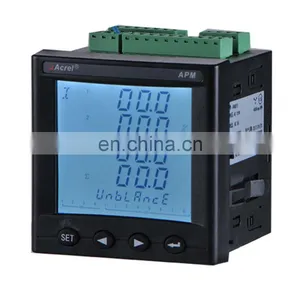96*96 Network Multifunction Power Meter, Power Analyzer Modbus Hight Quality,0.5S, CE Approved, 63rd Harmonic Current thumbnail-2
