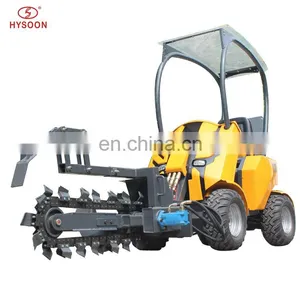 HY200 Articulated Mini Wheel Loader With Attachments for Different Job thumbnail-2