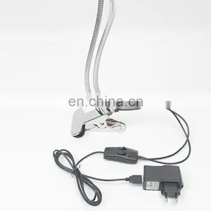 2018 New LED Grow Light, 14W Indoor Flexible Gooseneck Plant Growth Clip Light With USB Port Double Head thumbnail-4
