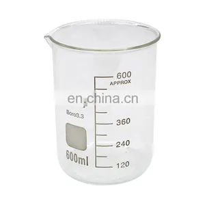 Laboratory Corrosion Resistance Borosilicate Glass Beaker Bong thumbnail-1