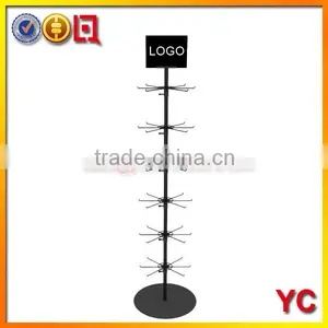 Black Powder Coated Metal Sock Display Stand thumbnail-1