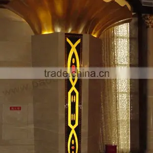 Unique Design Customized Hotel Onyx Imitation Stone Wall Panel thumbnail-5