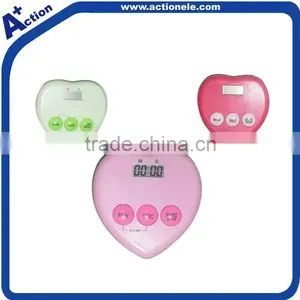 Heart Shaped Mini Digital Countdown Timer for Promotional Gift thumbnail-1