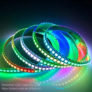 DC5V RGB LED Tape IP20 144LEDS Digital RGB Pixel LED Strip LC8812 thumbnail-5