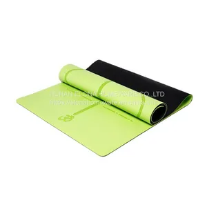 Hot Sell Yoga Mat Bag Rubber Yoga Recycled Natural Organic Yoga Art Fitness Pilates Sport BLACK thumbnail-3
