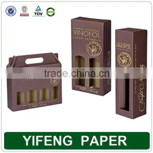 Fancy Wine Gift Box for 2 Bottle Custom Designs thumbnail-3