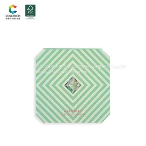 Empty Eyeshadow Palette Box Packaging Wholesale 9 Color Empty Magnetic Eyeshadow Cardboard Pressed Glitter Eyeshadow Palette thumbnail-4