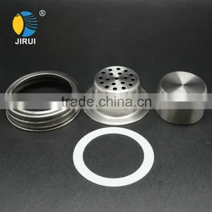 2016 Factory New Designed Silver Cocktail Shaker 70mm Stainless Steel Lid for Mason Jar thumbnail-3