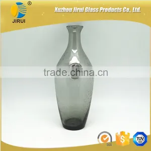 1200ml Clear Glass Wide Mouth Vase thumbnail-1