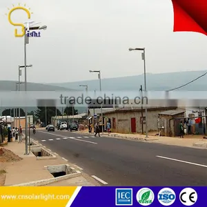 Die-casting Aluminum Brightness Solar Street Light With Pole thumbnail-1